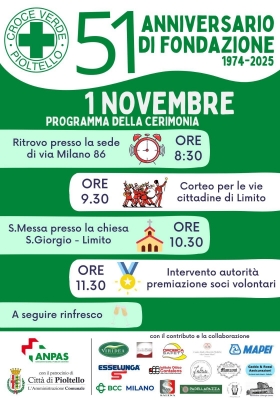 01/11/25 - 51° Croce Verde Pioltello - CGM